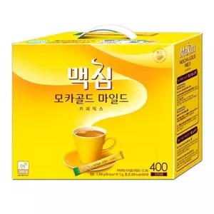 맥심모카골드 400T 인스턴트 커피 믹스 마일드 스틱