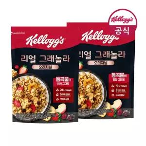 리얼 그래놀라 오리지널 400g x 2개