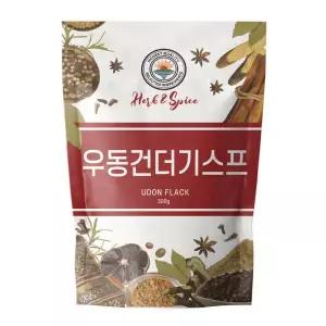 해나 우동 건더기 스프 믹스 후레이크 300g 최고의 비율 금속성이물제거상품