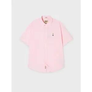 [후아유](마산점)Steve Seersucker Loose-fit Shirts / WHYWG2512F