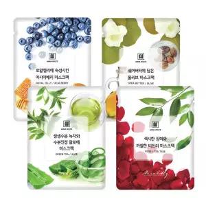 메온셀 안나홀츠 고보습 겔 젤 수분 마스크팩 4종 20매