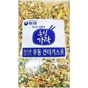 식품기타 건더기스프(농심 건더기스프 우동건더기 우동건 500g)