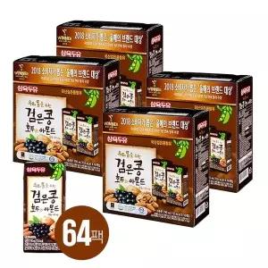삼육두유 검은콩호두와아몬드 190ml x 64팩