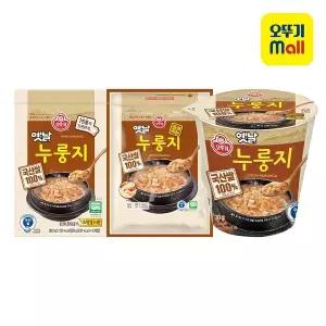 [오뚜기] 옛날 구수한 끓여먹는 누룽지 4종 골라담기 (3kg/용기/케이스)!