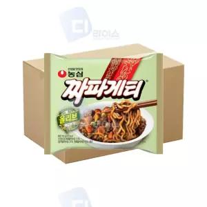 농심 올리브 짜파게티 140g 40봉 짜장라면 봉지면