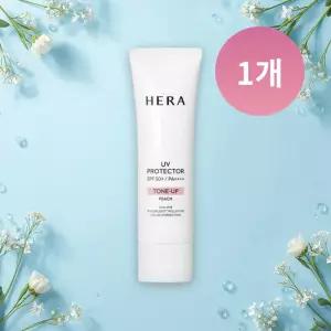 헤라 UV프로텍터 톤업 피치 선크림 SPA50+ PA++++ 50ml 1개