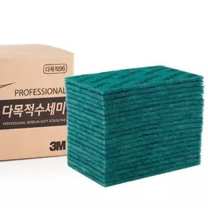 스카치브라이트 96 다목적 수세미 20입/화장실/다용도/가정/빌딩/업소/강력/묵은때/제거/광택/그릇/세척/얼