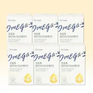 닥터린 초임계 rtg 오메가3 6박스 6개월 EPA DHA 함유유지 KDPHARMA