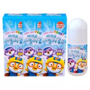 뽀롱뽀롱 뽀로로 아이스 썸머쿨액 50ml x 3개 모기 벌레 물린데 유아 어린이 물파스 상처 키즈볼