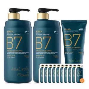 B7 약산성 탈모 샴푸 (초특가 브랜드 행사) 1000ml+1000ml+200ml+10매
