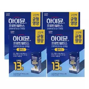 일동후디스 하이뮨 프로틴 밸런스 플러스 190ml x 16팩 x 4박스 /BB