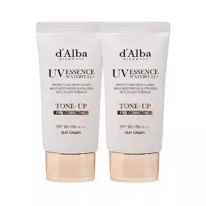 [하프클럽/셀러허브_뷰티]달바 워터풀 톤업 선크림 50ml(SPF50+) 비건 선크림 2개 Ss