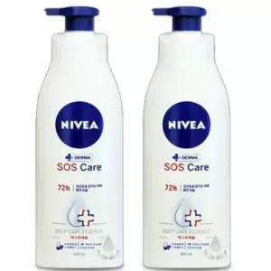 니베아 SOS 케어 바디로션 400ml(건성) 2개