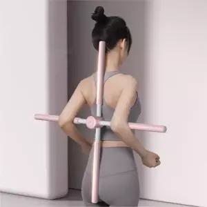 지금 필요한 스틱 요가봉 굽은 스트레칭봉 척추 십자봉 바른자세