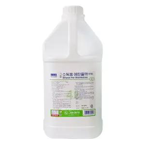소독용 에탄올액 4L 살균 소독제 대용량 에탄올 알콜 알코올 소독