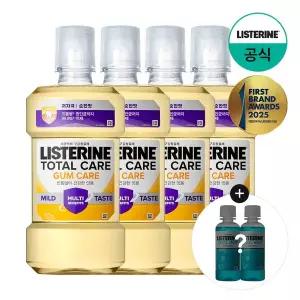 [리스테린][S][쿨민트250ml증정][리스테린] 검케어 마일드 750ml x4