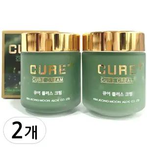 김정문알로에 큐어 플러스 크림 80g 2개
