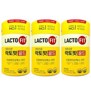 [종근당건강] 생유산균 락토핏 골드 2g X 50포 3통 dn
