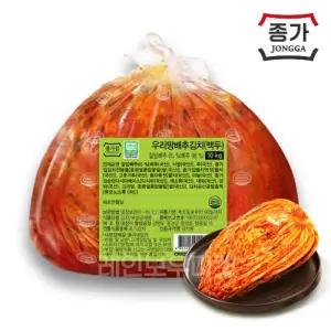 [롯데백화점]종가집 [종가집] 중부지역식 백두 포기김치 10kg (외식)