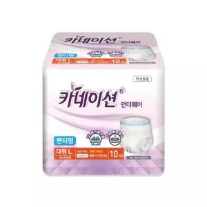 카네이션 언더웨어 대형 80매 10매X8팩 팬티형 기저귀