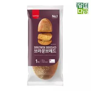삼립 브라운브레드 60g X 20개/빵/브라운브레드/삼립빵/삼립브라운브레드/식전빵/부시맨빵/식전브레드