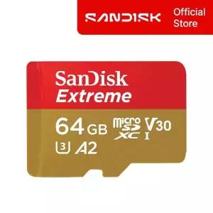 [샌디스크] 공식판매처 Extreme 64G 64기가 마이크로 SD QXAH (SDSQXAH-064G-GN6MN)