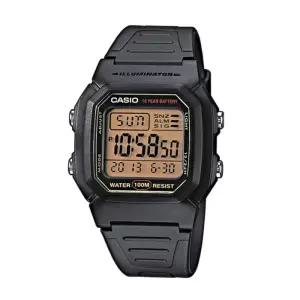 카시오 W-800HG-9A 남성 군인 스포츠 스퀘어 전자 손목 시계