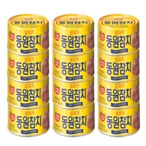 동원 라이트스탠다드 참치150g, 12캔