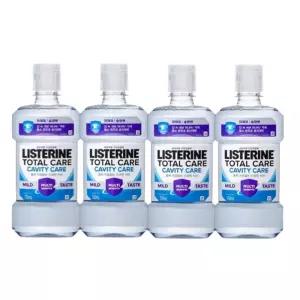 리스테린 토탈케어 캐비티케어 마일드액 750ml x4