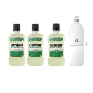 [동아제약] 내츄럴 그린티 리스테린 750ml X 3개