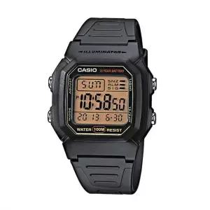 카시오 W-800HG-9A 남성 군인 스포츠 스퀘어 전자 손목 시계