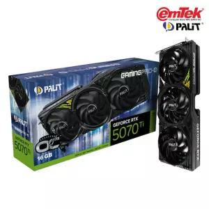 PALIT 지포스 RTX 5070Ti GAMINGPRO-S OC D7 16GB 이엠텍 그래픽카드 VGA