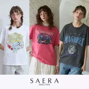 26SS SAERA 세라 피그먼트 티셔츠 3종