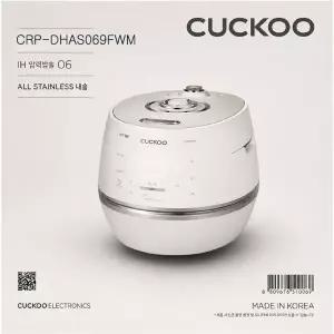 쿠쿠 IH전기압력밥솥 CRP-DHAS069FWM / 6인용 / 올스테인리스 내솥 K
