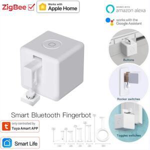 Tuya Zigbee HomeKit Fingerbot 스위치 버튼 푸시 터치 암 무선 엄지 원격 제어 작동 Alexa Google