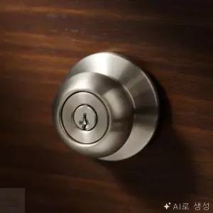 권심바몰 실린더 원형 8300 SS  현관문손잡이