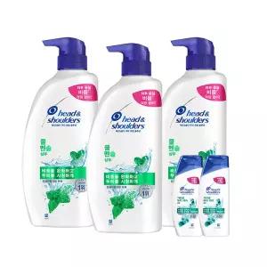 헤드앤숄더 쿨 멘솔 샴푸850ml 3개