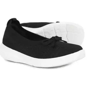 fitflop 정품 핏플랍 슈퍼-Q 보우 니트 발레리나 플랫폼 여성 슈즈 JH8-001