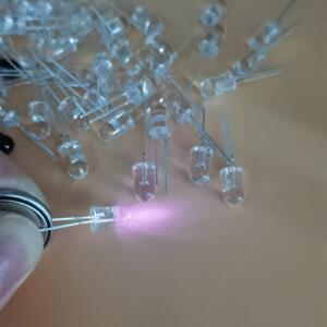 호환 3mm IR LED 방출 다이오드 이미 터 수신기 적외선 포토 트랜지스터 히든 DIY PCB