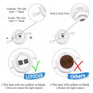호환 1피스 3W 적외선 IR 680nm LED 칩 램프 비드 CCTV 카메라 나이트 시력 요법에 적합합니다