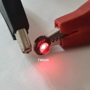 호환 3W IR 높은 전원 led 850nm 60 120 학위 적외선 LED 발광 다이오드 야간 투시경 CCTV DIY