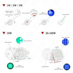 호환 적외선 IR 730nm 3와트 CCTV 카메라 나이트 비전 모니터링용 LED 칩 램프 광원