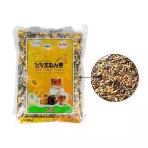 햄스터먹이 기니피그 다람쥐 건강사료 600g 다람쥐밥