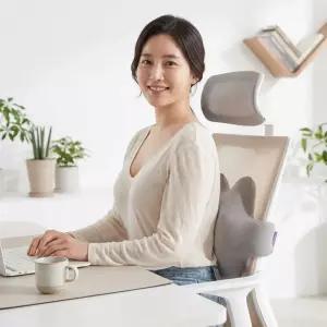 꼬꼬치 허리 바른자세 쿠션 메모리폼 등받이 사무실 의자 쿠션