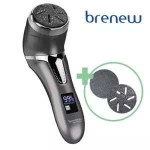 발각질제거기 BRE-FR7000 LED창x2단 속도조절각질파일 전기풋파일 전기각질파