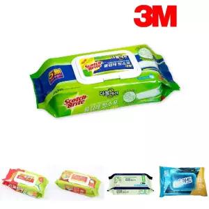 3M 스카치 브라이트 물걸레 청소포 더블액션 대형 (6387)/일회용/걸레포/특대형/바닥/물티슈/걸레/막대