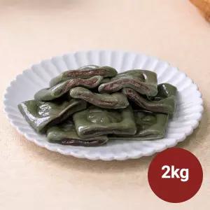 [하프클럽/아리울떡공방]굳지않는 쑥앙금절편 2kg (1kg2팩)
