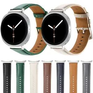 갤럭시워치9 워치8 8클래식 40mm 44mm 46mm 호환 프리미엄 소가죽 버클 스트랩 밴드 시계줄
