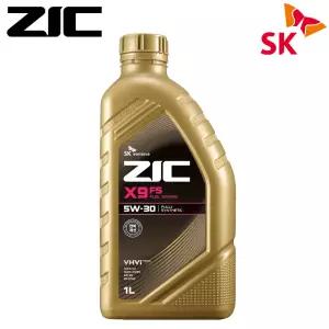ZIC 합성 엔진오일 X9 FS 5W30 (1L) SN A5/B5 가솔린 디젤 LPG 승용