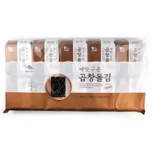 [NS홈쇼핑]코스트코 예맛 두번구운 곱창돌김 170g (17g x 10봉) 도시락 김..[35739514]